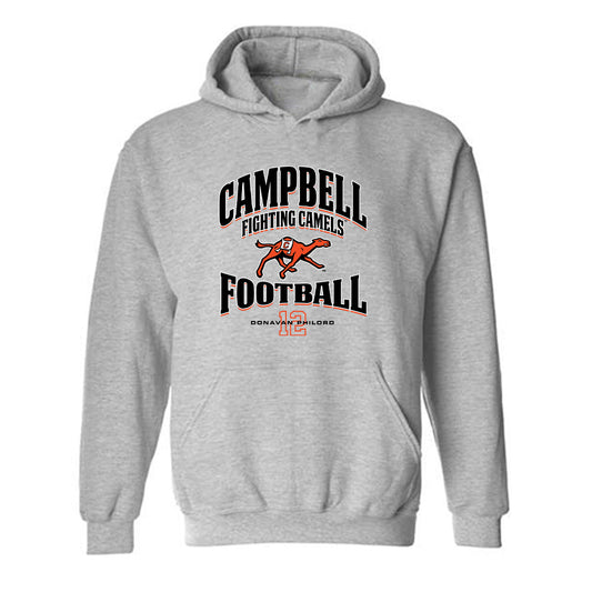 Campbell - NCAA Football : Donavan Philord - Classic Fashion Shersey Hooded Sweatshirt-0