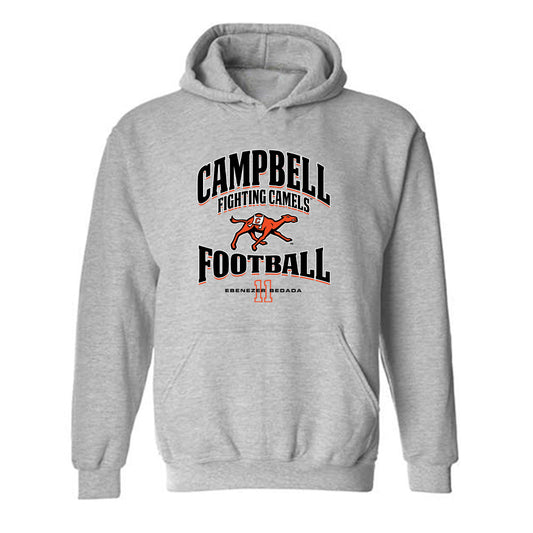 Campbell - NCAA Football : Ebenezer Bedada - Classic Fashion Shersey Hooded Sweatshirt-0