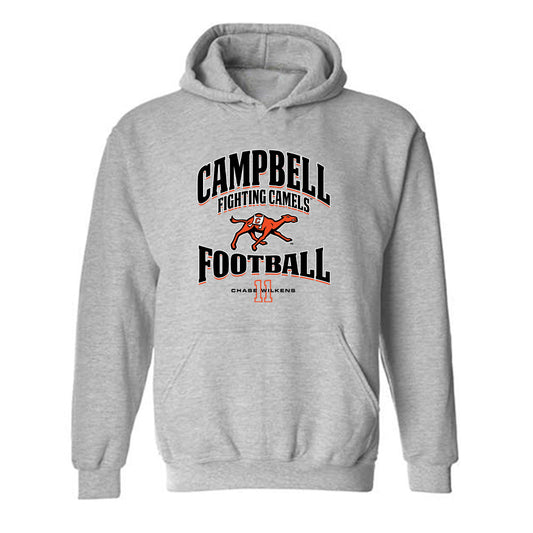 Campbell - NCAA Football : Chase Wilkens - Classic Fashion Shersey Hooded Sweatshirt-0