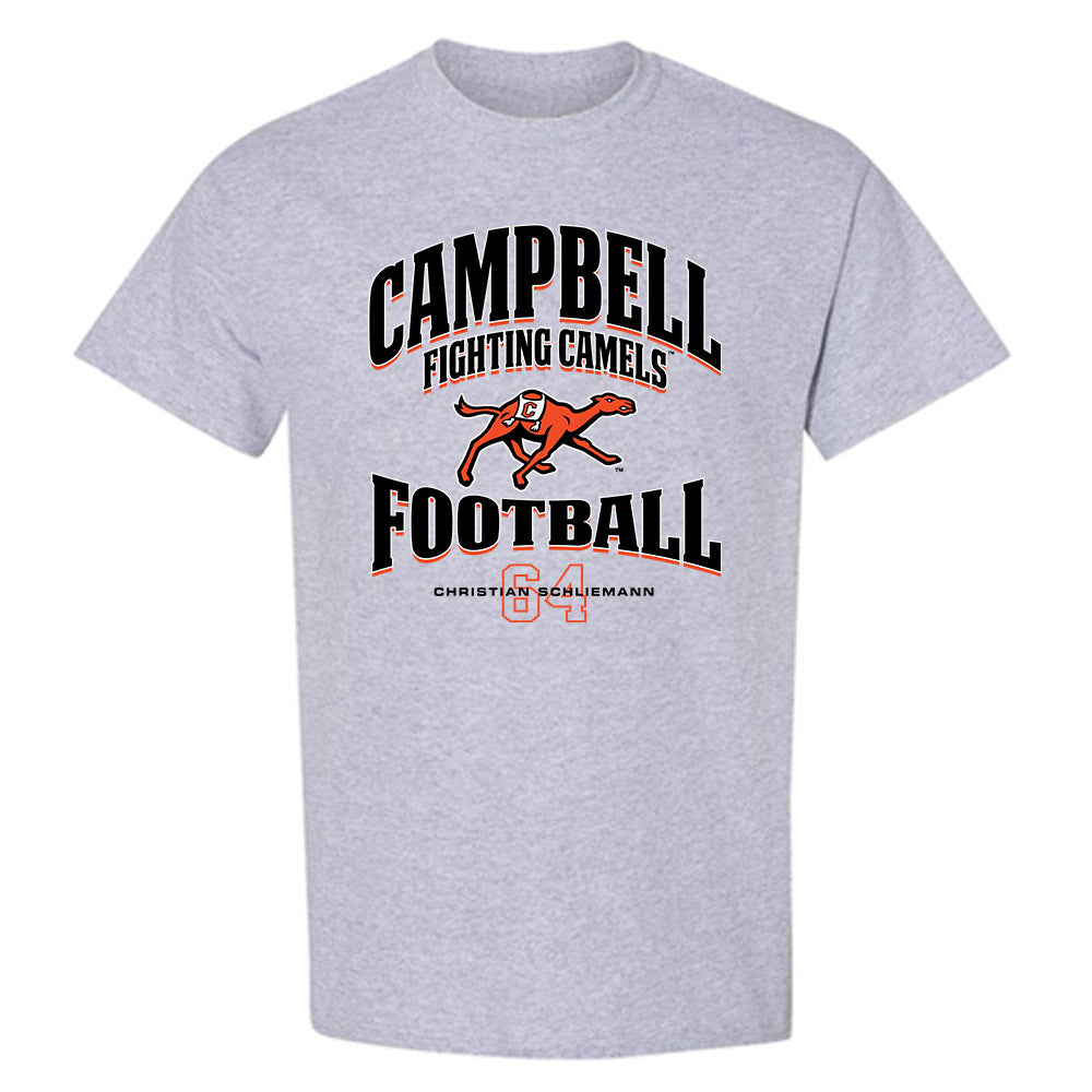Campbell - NCAA Football : Christian Schliemann - Classic Fashion Shersey T-Shirt-0