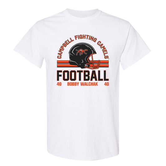 Campbell - NCAA Football : Bobby Walchak - T-Shirt