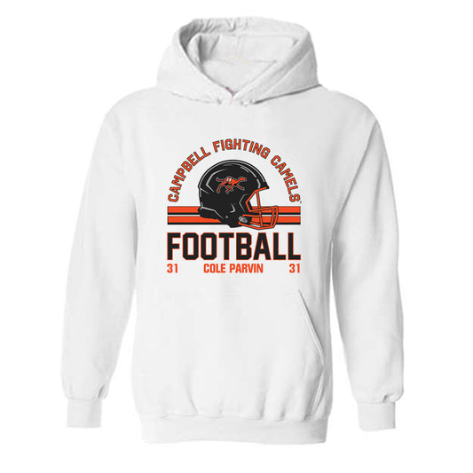 Campbell - NCAA Football : Cole Parvin - Hooded Sweatshirt