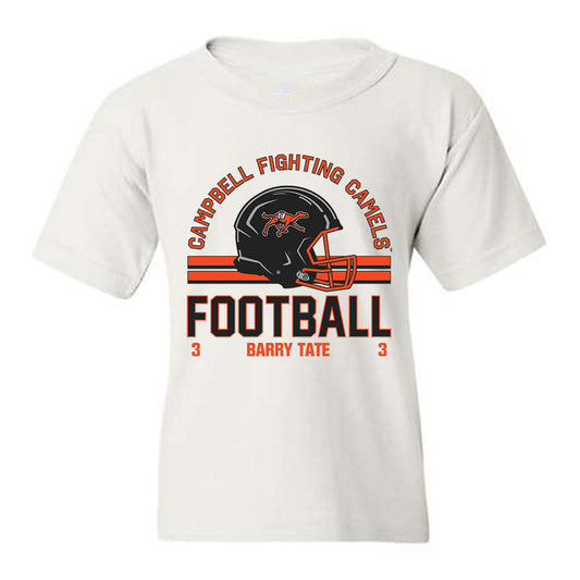 Campbell - NCAA Football : Barry Tate - Classic Fashion Shersey Youth T-Shirt-0