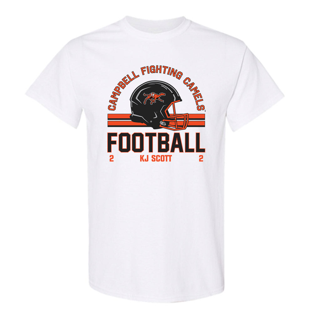 Campbell - NCAA Football : Kj Scott - Classic Fashion Shersey T-Shirt-0
