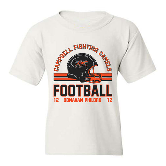 Campbell - NCAA Football : Donavan Philord - Classic Fashion Shersey Youth T-Shirt-0