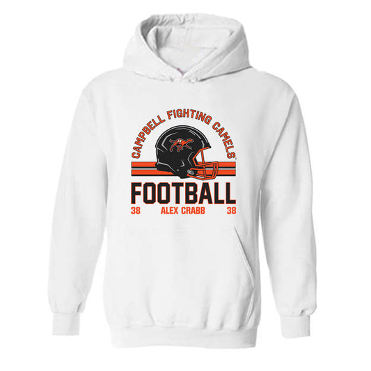 Campbell - NCAA Football : Alex Crabb - Classic Fashion Shersey Hooded Sweatshirt