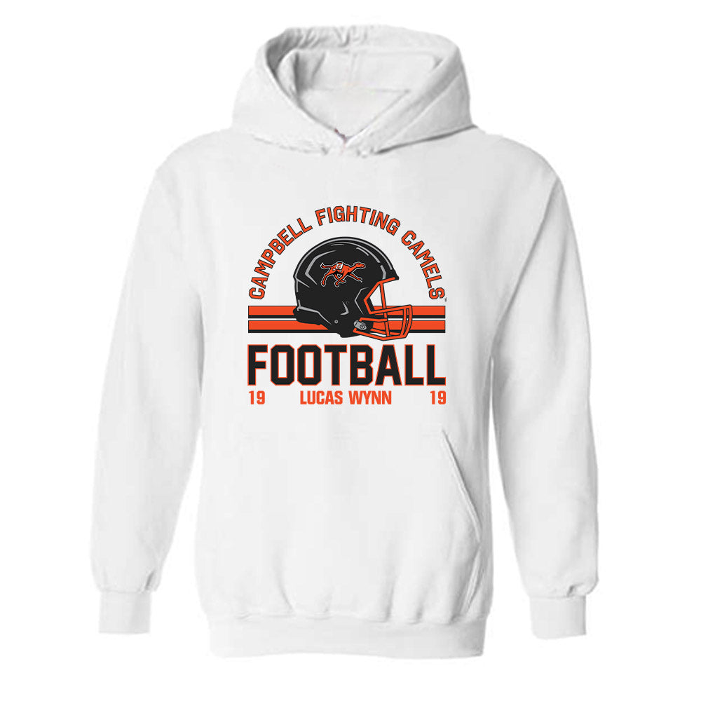 Campbell - NCAA Football : Lucas Wynn - Classic Fashion Shersey Hooded Sweatshirt-0