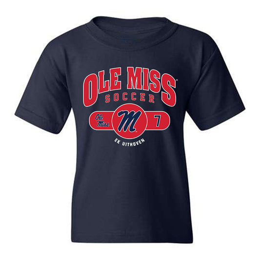 Ole Miss - NCAA Women's Soccer : Ek Uithoven - Classic Fashion Shersey Youth T-Shirt