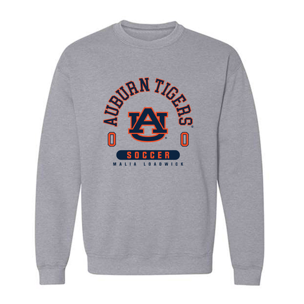 Auburn - NCAA Women's Soccer : Malia Loadwick - Classic Fashion Shersey Crewneck Sweatshirt-0