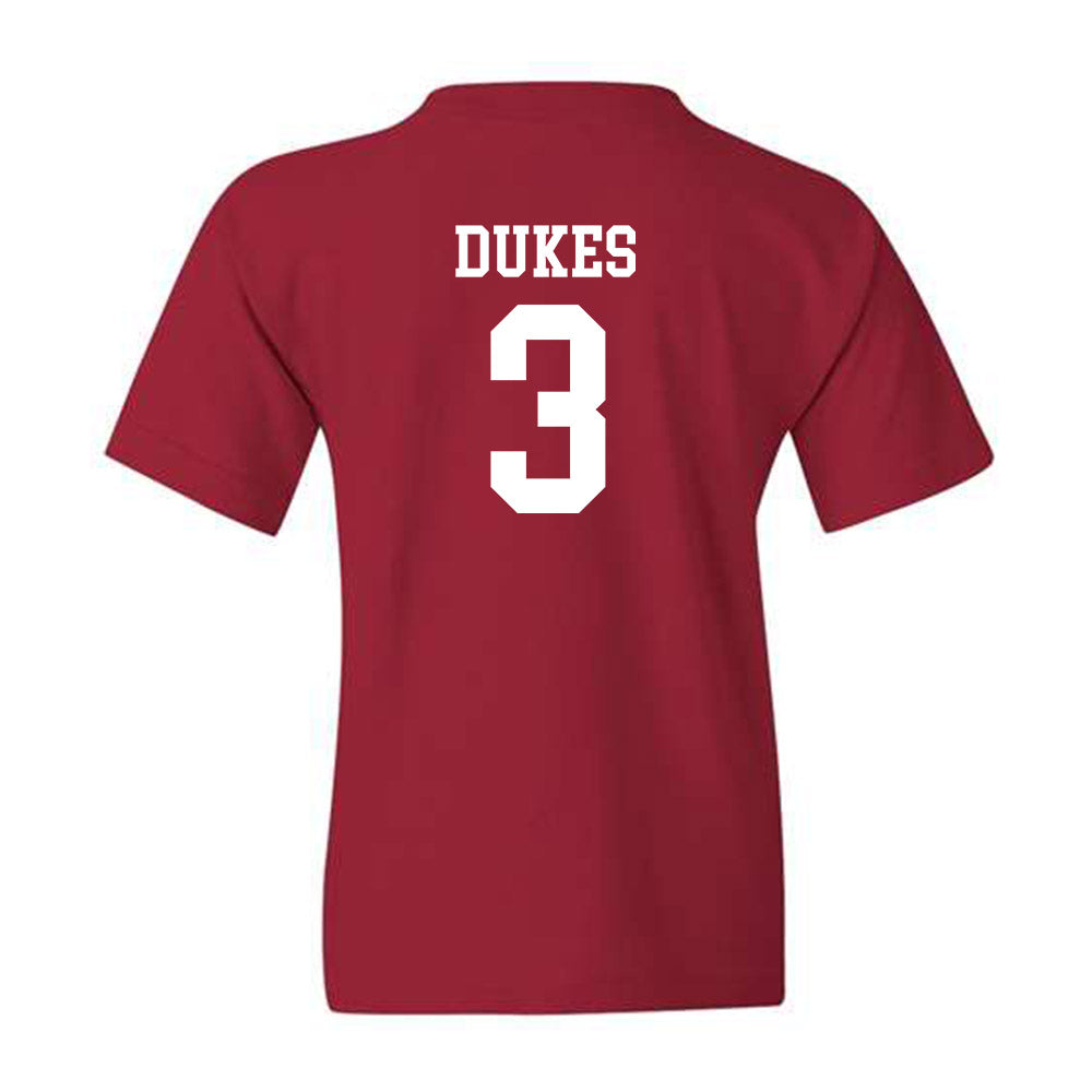 Alabama - Football Alumni : Jeffrey Dukes - Youth T-Shirt