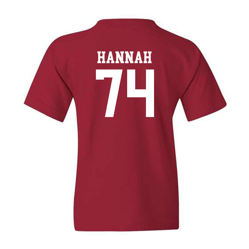 Alabama - Football Alumni : David Hannah - Classic Shersey Youth T-Shirt