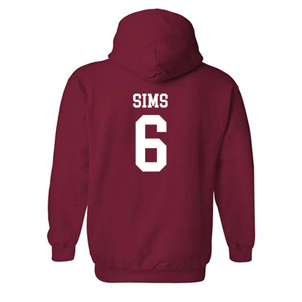 Alabama - Football Alumni : Blake Sims - Classic Shersey Hooded Sweatshirt