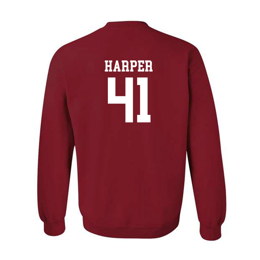 Alabama - Football Alumni : Roman Harper - Classic Shersey Crewneck Sweatshirt-1