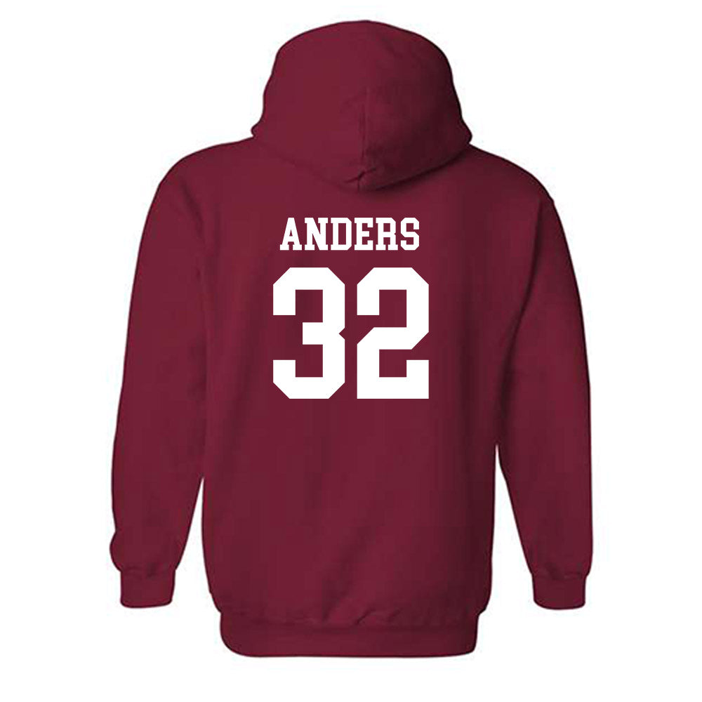 Alabama - NCAA Football : Eryk Anders - Classic Shersey Hooded Sweatshirt-1