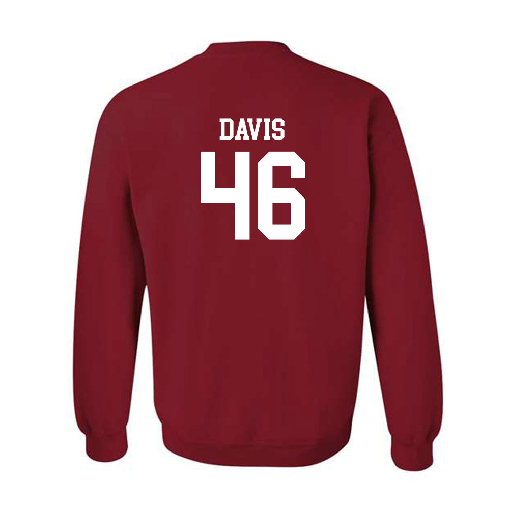 Alabama - NCAA Football : Chase Davis - Crewneck Sweatshirt Classic Shersey