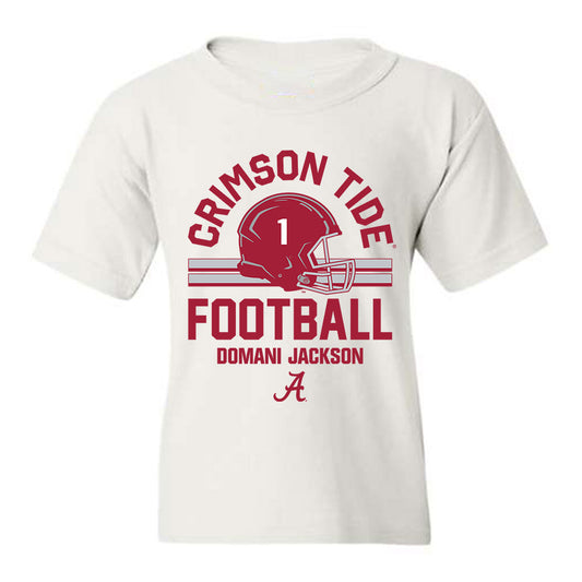 Alabama - NCAA Football : Domani Jackson - Classic Fashion Youth T-Shirt