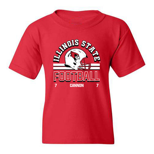 Illinois State - NCAA Football : Mark Cannon - Classic Fashion Shersey Youth T-Shirt