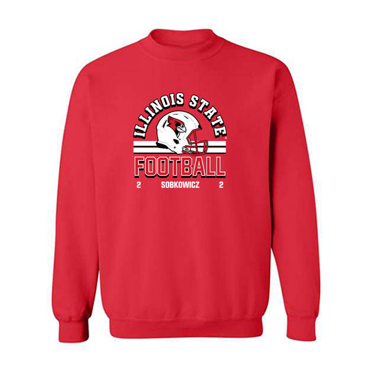 Illinois State - NCAA Football : Daniel Sobkowicz - Classic Fashion Shersey Crewneck Sweatshirt-0