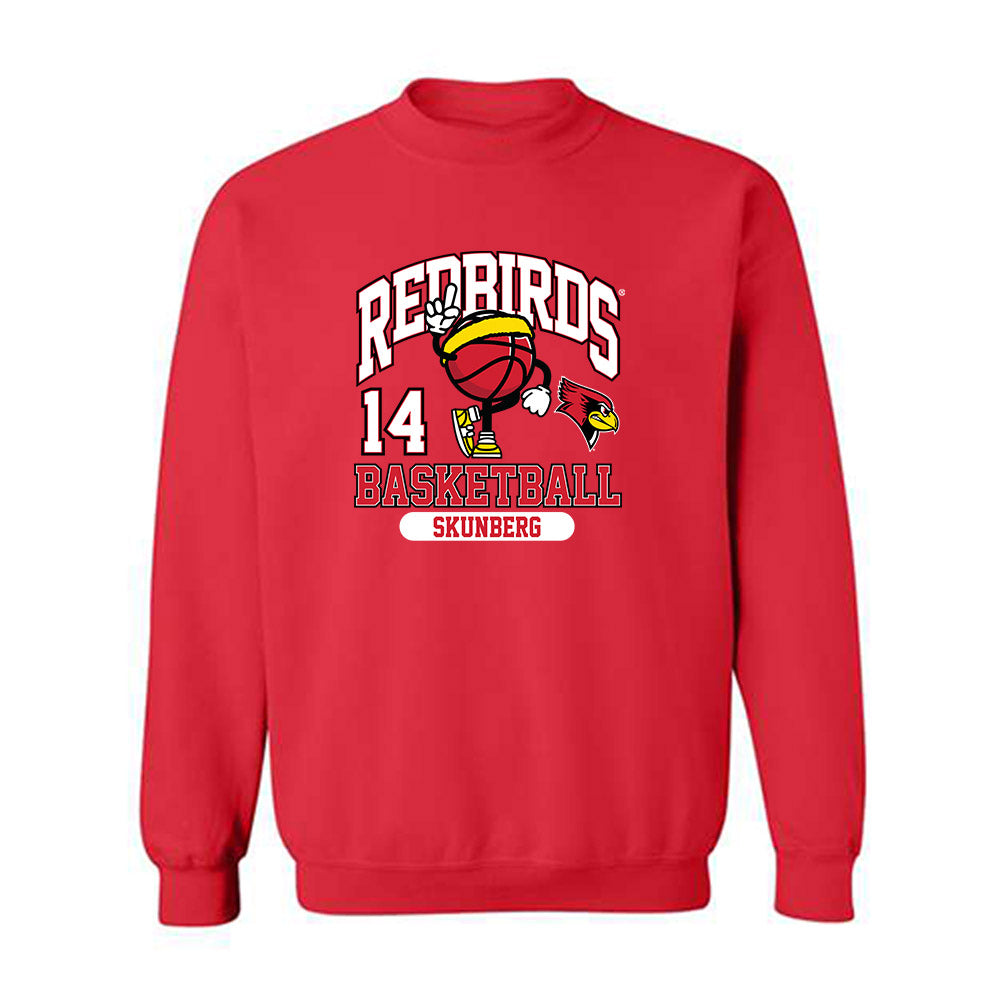 Illinois State - NCAA Men's Basketball : Boden Skunberg - Classic Fashion Shersey Crewneck Sweatshirt