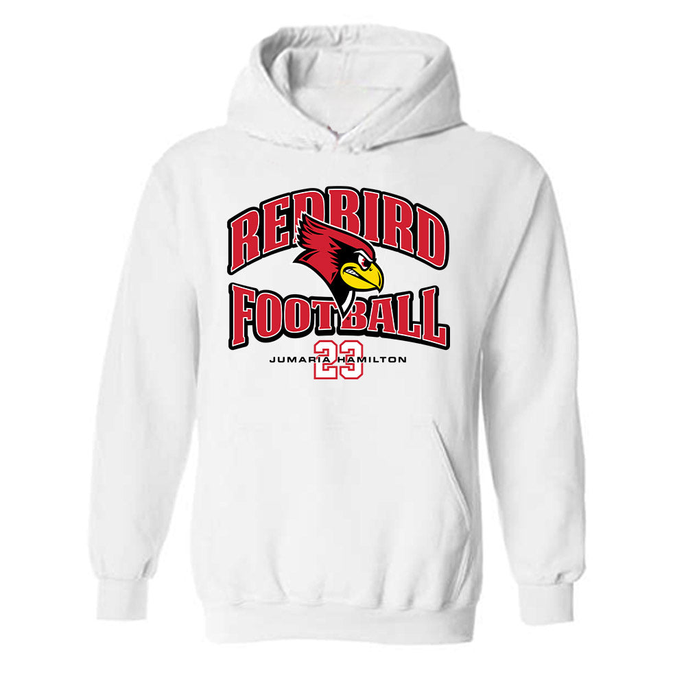 Illinois State - NCAA Football : JuMaria Hamilton - Classic Fashion Shersey Hooded Sweatshirt-0