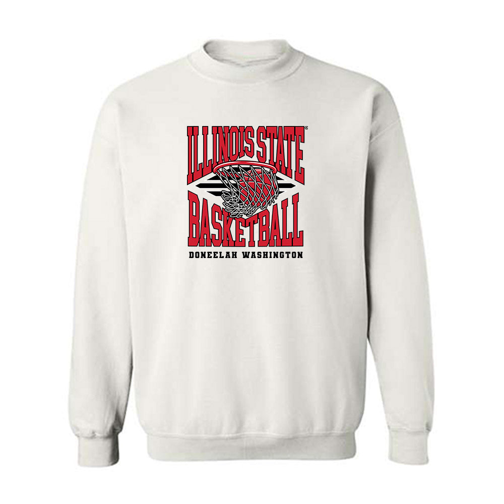 Illinois State - NCAA Women's Basketball : Doneelah Washington - Classic Fashion Shersey Crewneck Sweatshirt-0