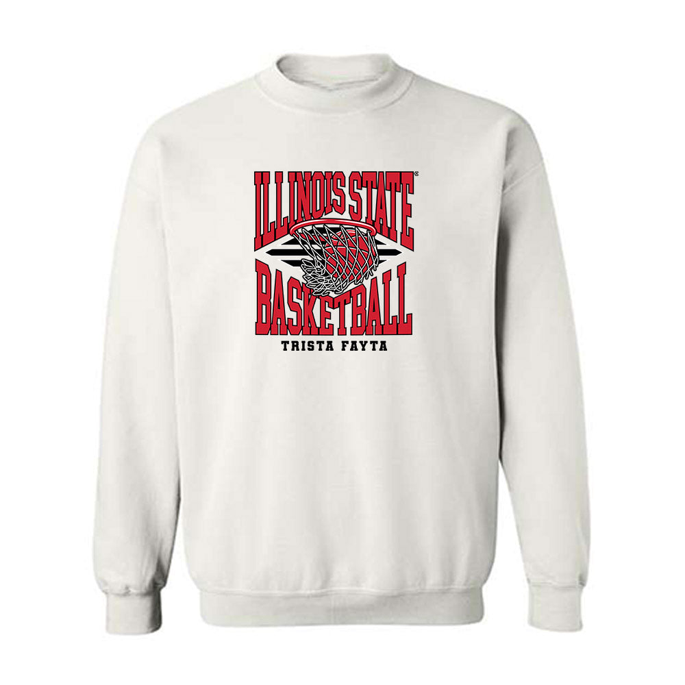 Illinois State - NCAA Women's Basketball : Trista Fayta - Classic Fashion Shersey Crewneck Sweatshirt-0