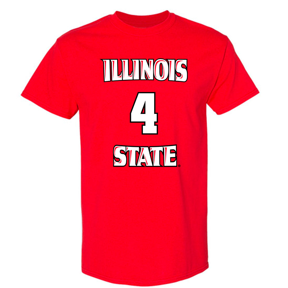 Illinois State - NCAA Men's Basketball : Landon Wolf - Replica Shersey T-Shirt