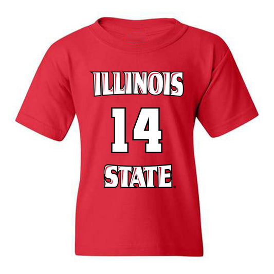 Illinois State - NCAA Men's Basketball : Boden Skunberg - Replica Shersey Youth T-Shirt