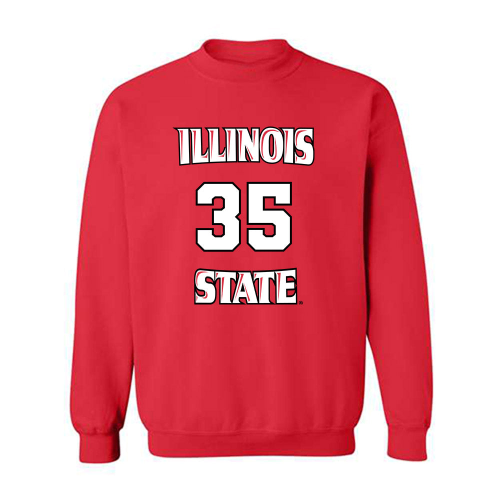 Illinois State - NCAA Men's Basketball : Chase Walker - Replica Shersey Crewneck Sweatshirt-0