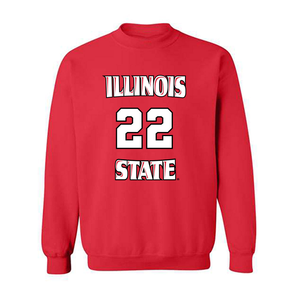 Illinois State - NCAA Men's Basketball : Ty Pence - Replica Shersey Crewneck Sweatshirt