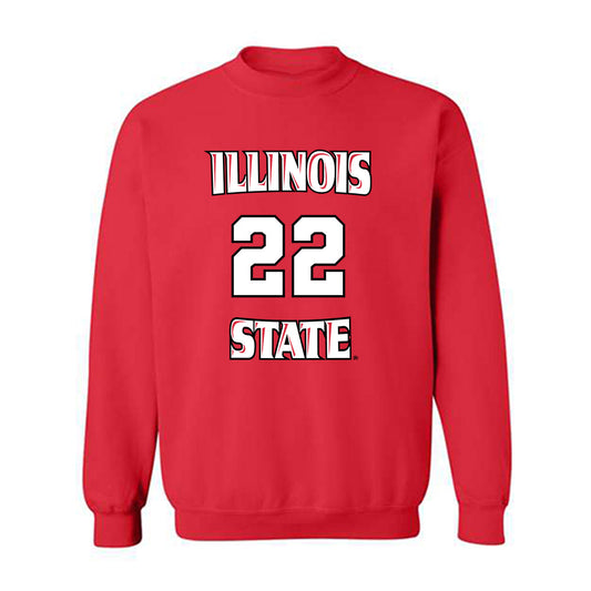 Illinois State - NCAA Men's Basketball : Ty Pence - Replica Shersey Crewneck Sweatshirt