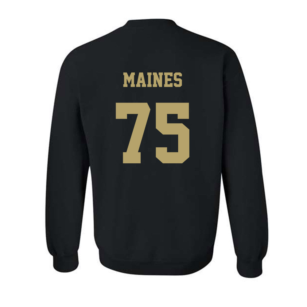 JMU - NCAA Football : Wyatt Maines - Fashion Shersey Crewneck Sweatshirt-1