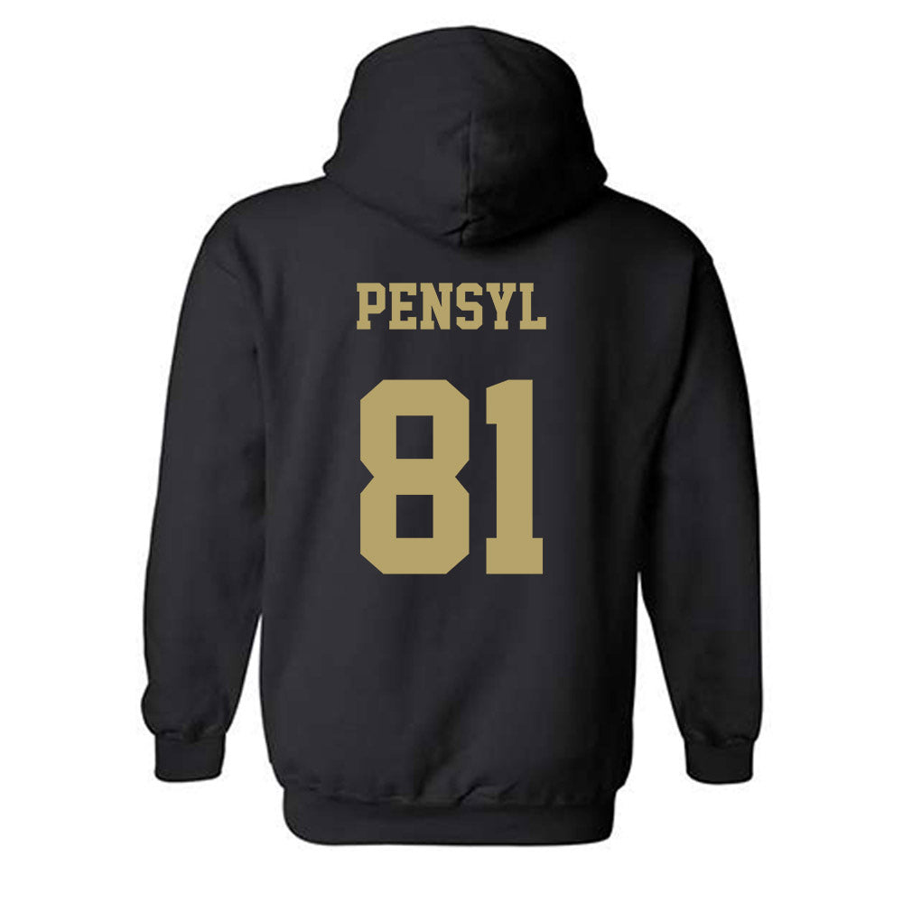 JMU - NCAA Football : Chase Pensyl - Fashion Shersey Hooded Sweatshirt-1