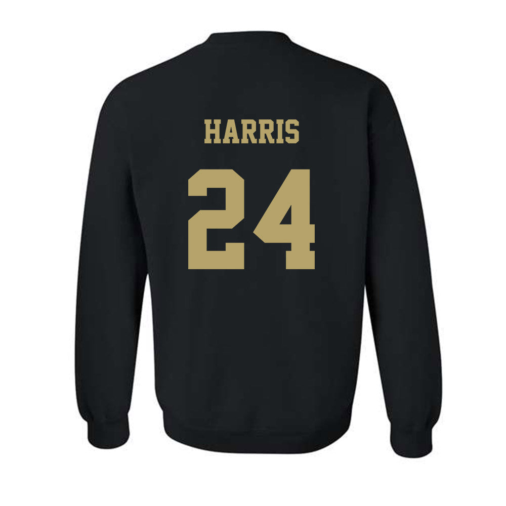 JMU - NCAA Football : Phillip Harris - Fashion Shersey Crewneck Sweatshirt-1
