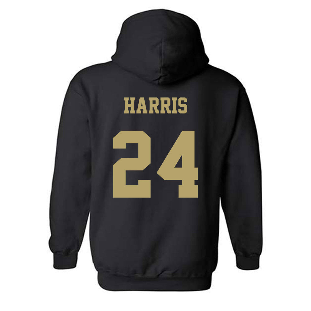 JMU - NCAA Football : Phillip Harris - Fashion Shersey Hooded Sweatshirt-1