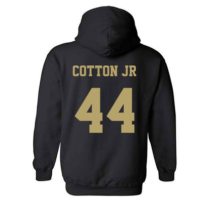JMU - NCAA Football : DJ Cotton Jr - Fashion Shersey Hooded Sweatshirt-1