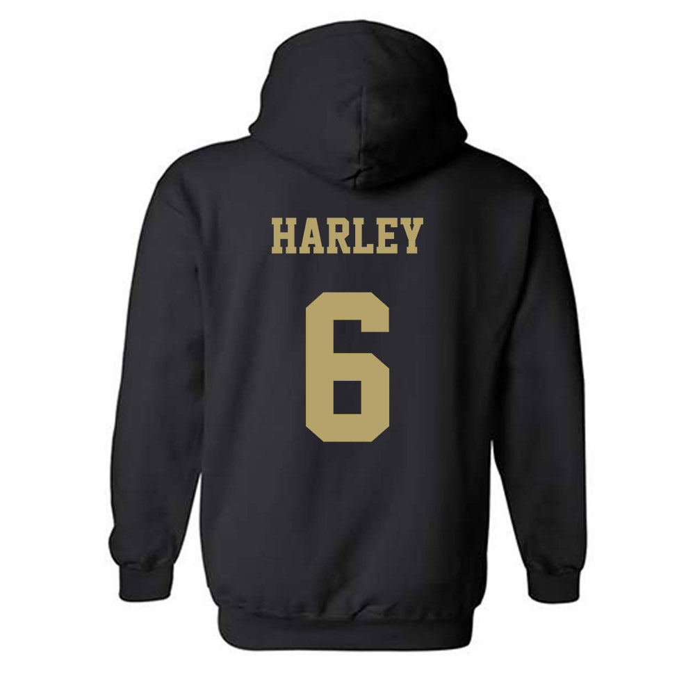 JMU - NCAA Football : Chantz Harley - Fashion Shersey Hooded Sweatshirt-1