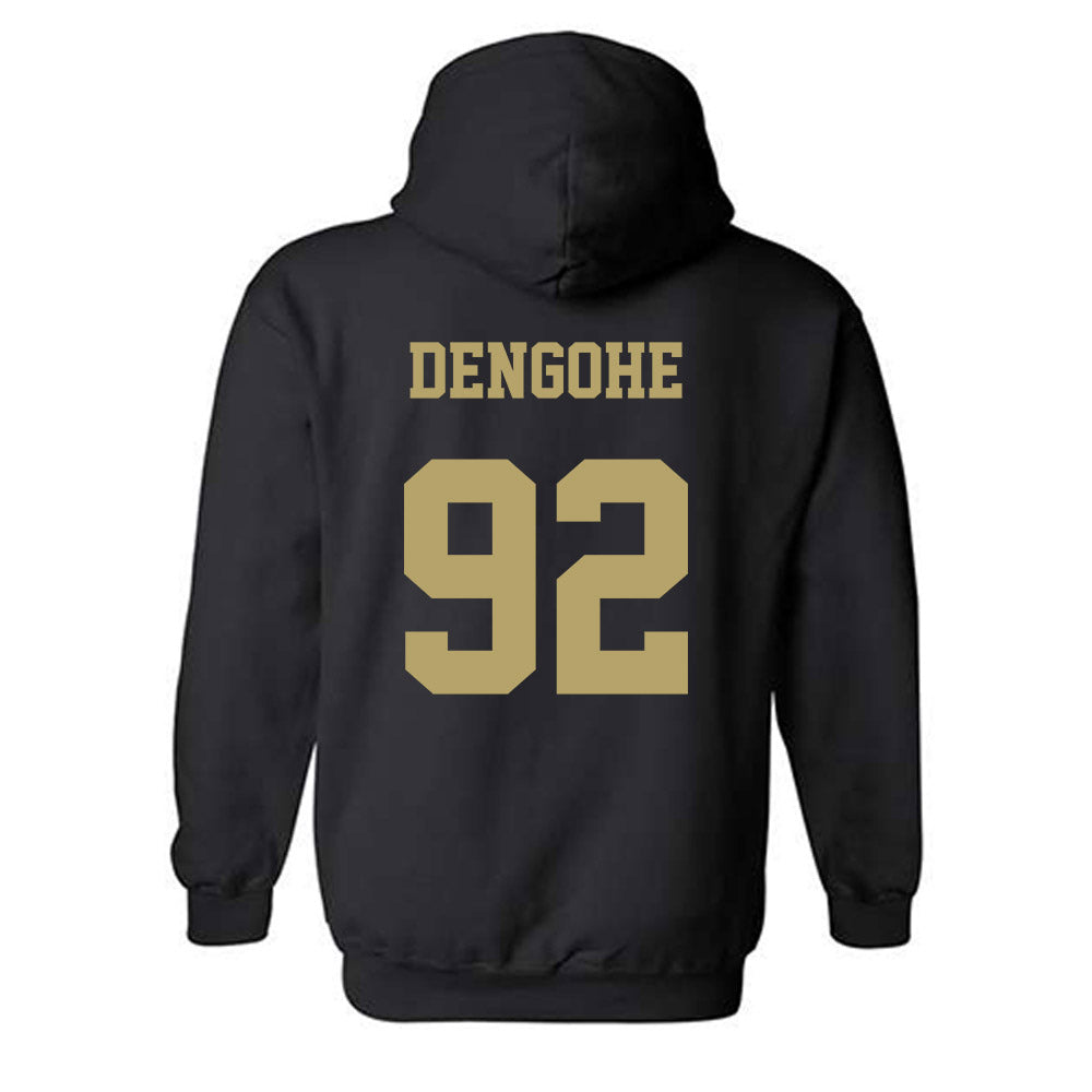 JMU - NCAA Football : Darold DeNgohe - Fashion Shersey Hooded Sweatshirt-1