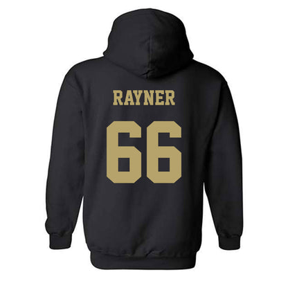 JMU - NCAA Football : JD Rayner - Fashion Shersey Hooded Sweatshirt-1