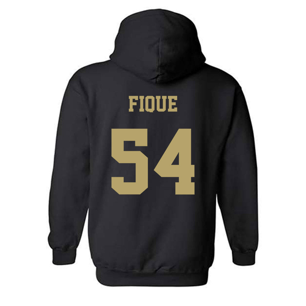 JMU - NCAA Football : Brandon Fique - Fashion Shersey Hooded Sweatshirt-1