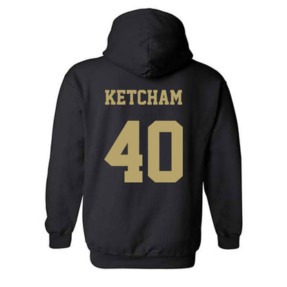 JMU - NCAA Football : Logan Ketcham - Fashion Shersey Hooded Sweatshirt