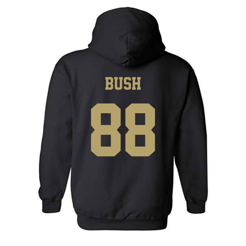 JMU - NCAA Football : Kells Bush - Fashion Shersey Hooded Sweatshirt-1