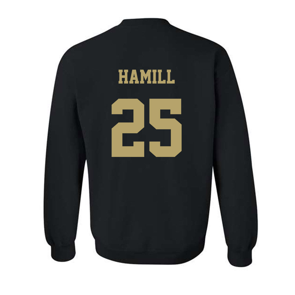 JMU - NCAA Football : Jackson Hamill - Fashion Shersey Crewneck Sweatshirt-1