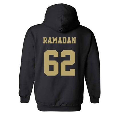 JMU - NCAA Football : Ibraheem Ramadan - Fashion Shersey Hooded Sweatshirt-1