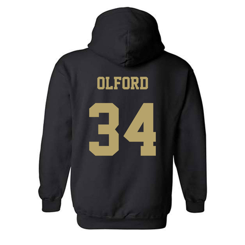 JMU - NCAA Football : Jamal Olford - Fashion Shersey Hooded Sweatshirt-1