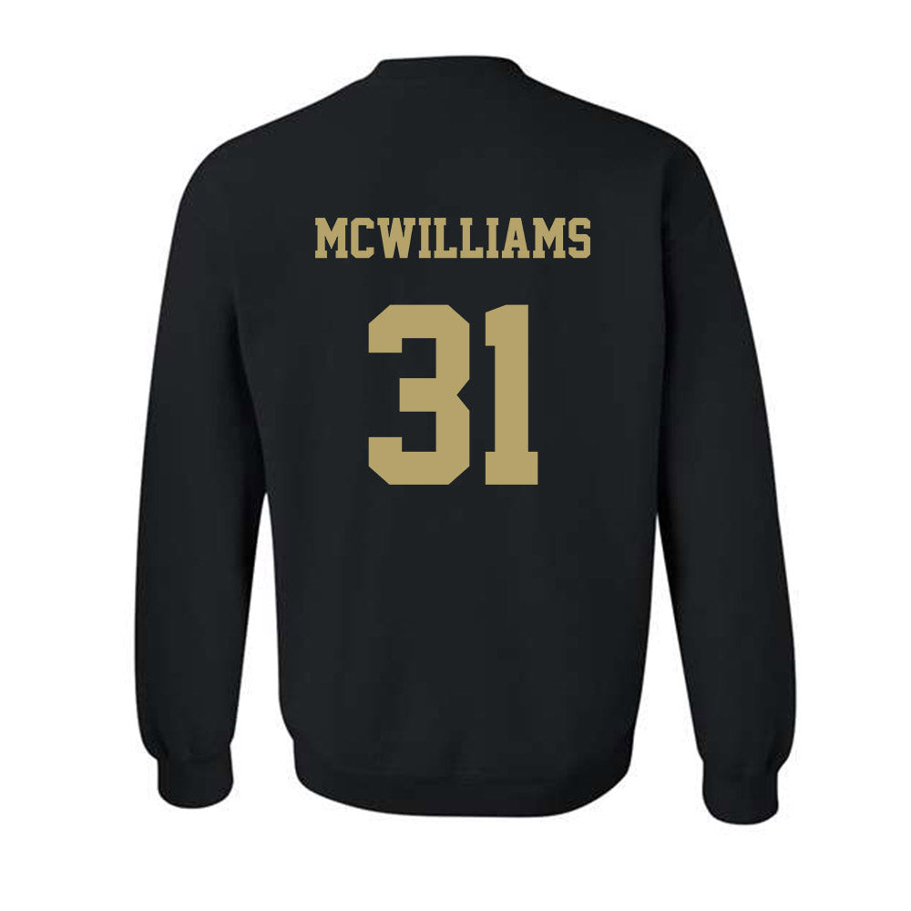 JMU - NCAA Football : Roddrey McWilliams - Fashion Shersey Crewneck Sweatshirt-1