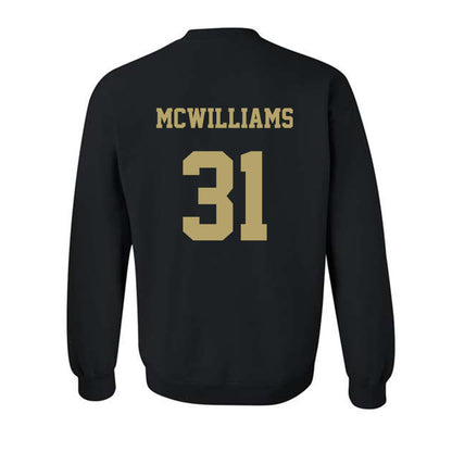 JMU - NCAA Football : Roddrey McWilliams - Fashion Shersey Crewneck Sweatshirt-1