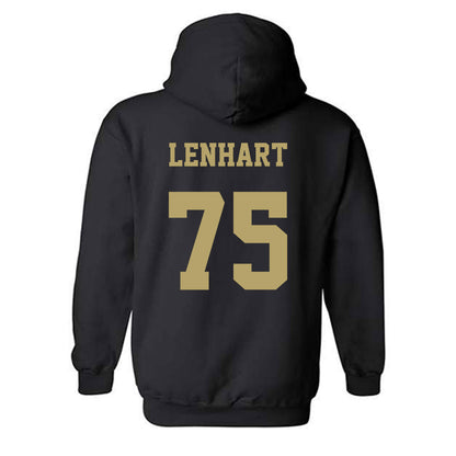 JMU - NCAA Football : Kyle Lenhart - Fashion Shersey Hooded Sweatshirt-1