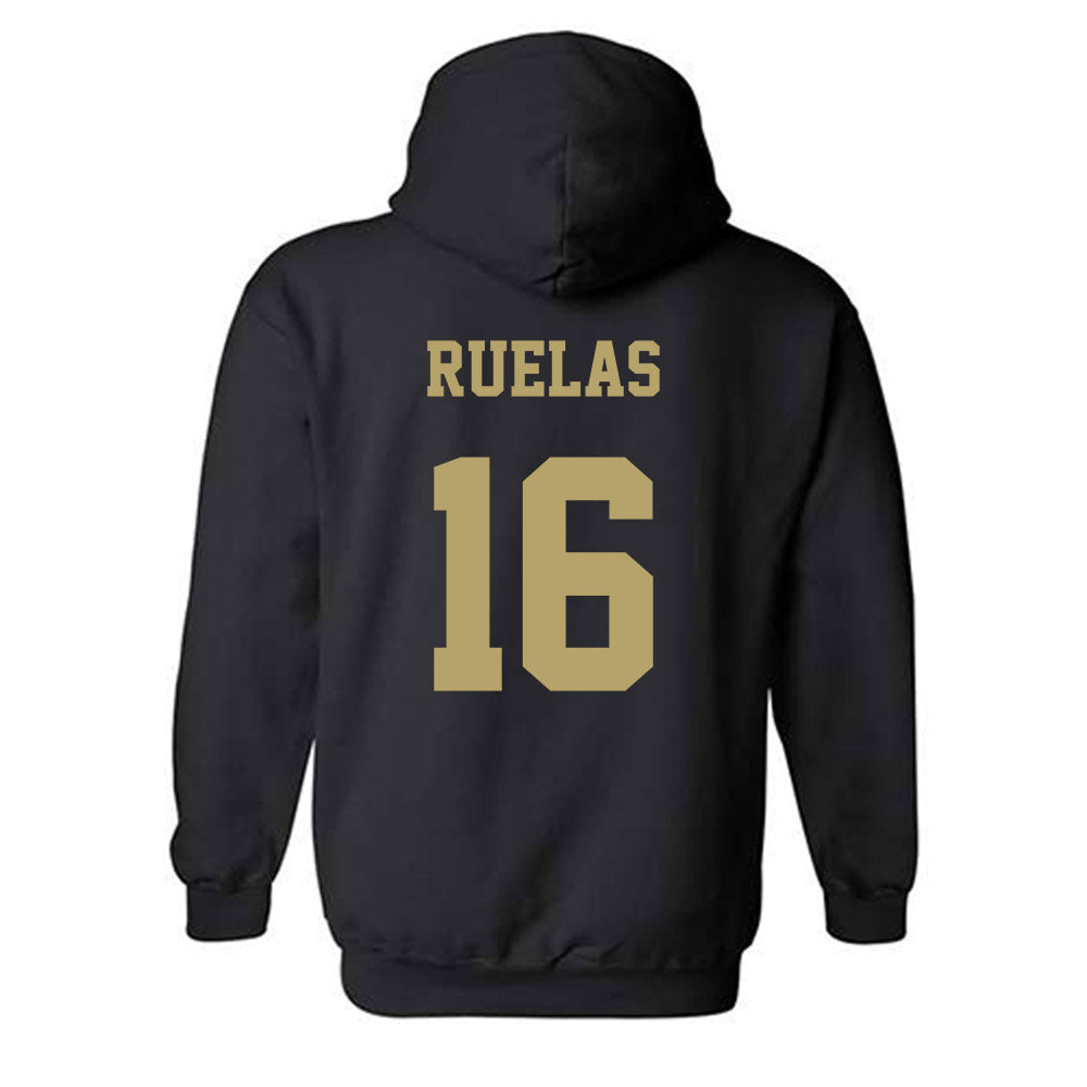 JMU - NCAA Football : Noe Ruelas - Fashion Shersey Hooded Sweatshirt-1