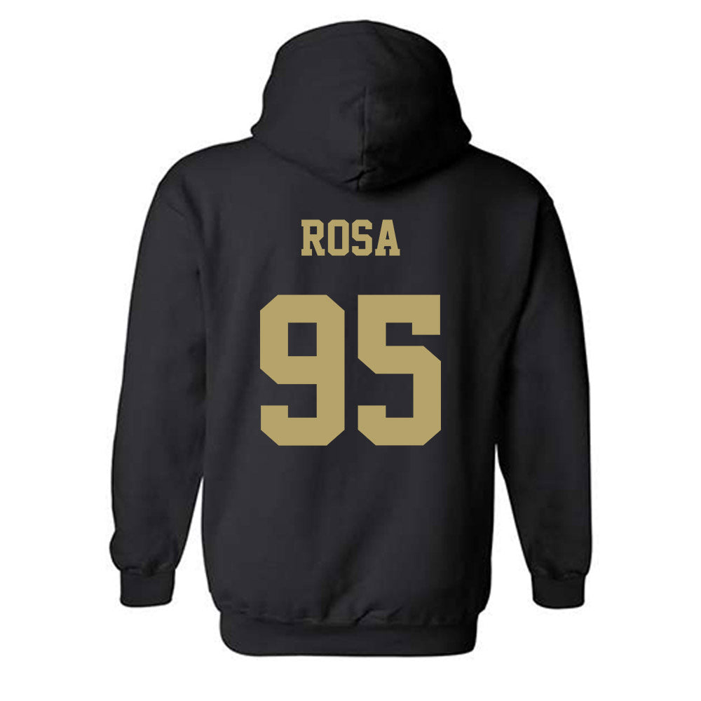 JMU - NCAA Football : Cristiano Rosa - Fashion Shersey Hooded Sweatshirt-1